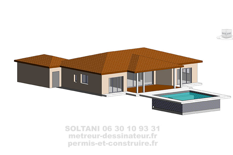 B5 Conception modélisation maison moderne Toulouse Haute-Garonne Midi-Pyrénées toulouse 31