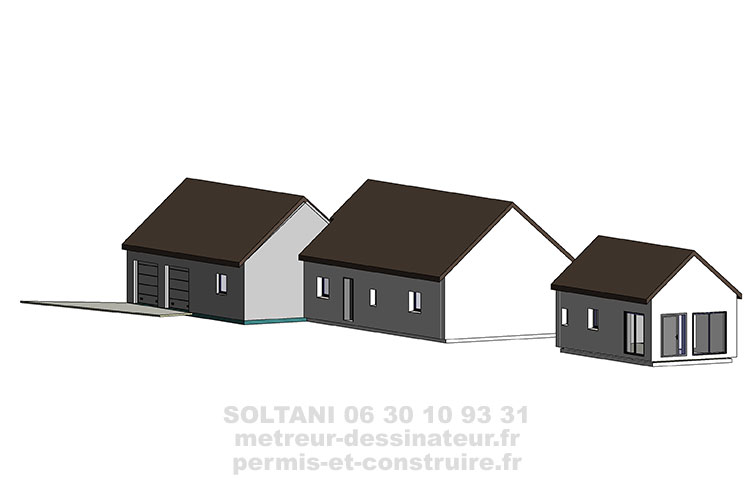 B5 Conception modélisation maison moderne Toulouse Haute-Garonne Midi-Pyrénées toulouse 31