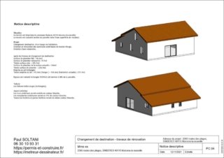 3 Dessinateur permis de construire agrandissement hangar