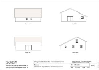 3 Dessinateur permis de construire agrandissement maison