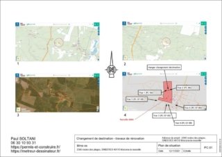 3 Dessinateur permis de construire agrandissement sous-sol